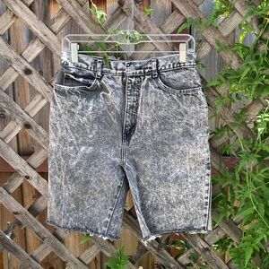 Vintage acid wash shorts